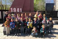Сегодня детсадовцы возложили цветы к Монументу Славы